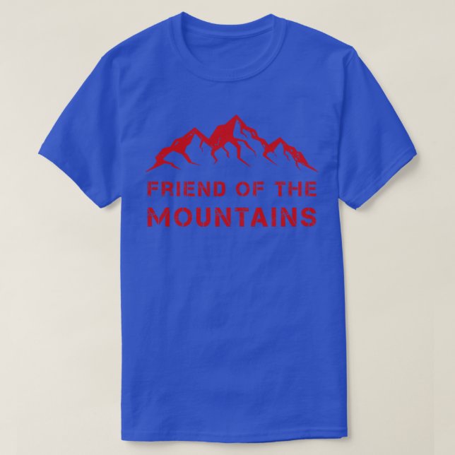 Camiseta As montanhas estão chamando (Frente do Design)