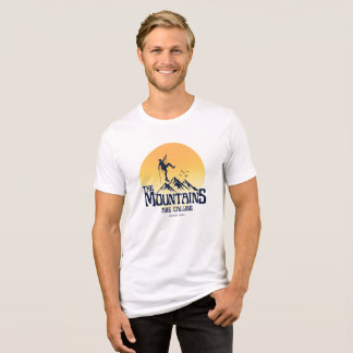Camiseta As Montanhas Estão Chamando Amante de Montanha Cam