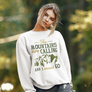 Camiseta As Montanhas Estão Chamando Camisa-T