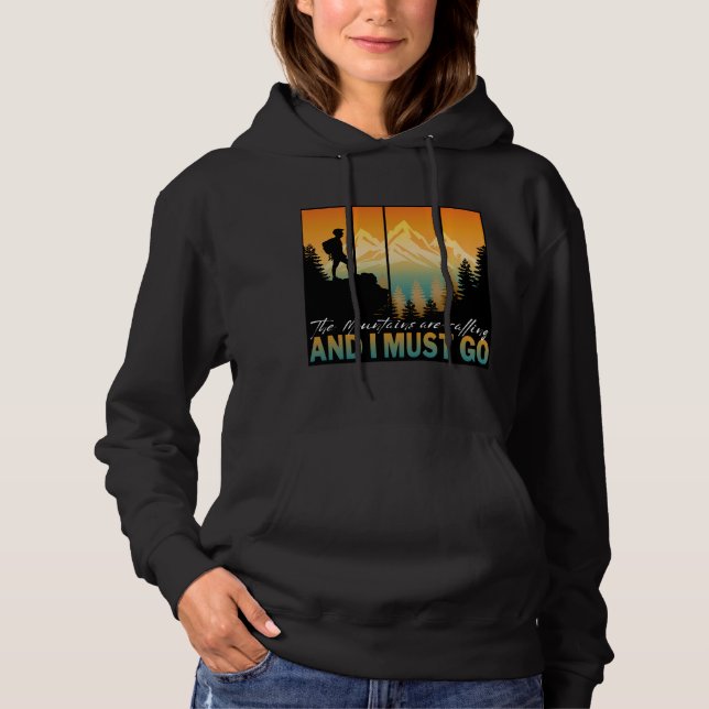 Camiseta As Montanhas Estão Chamando E Eu Devo Ir (Frente)