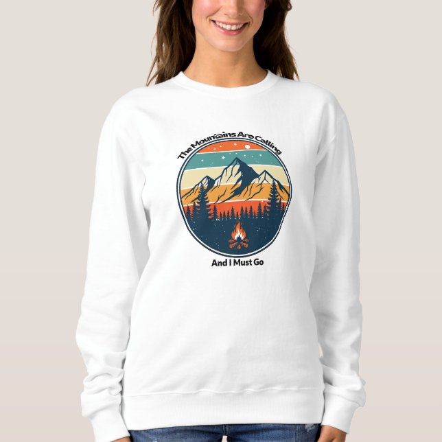 Camiseta As Montanhas Estão Chamando E Eu Devo Ir (Frente)