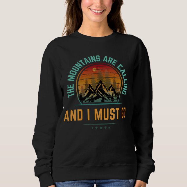 Camiseta As Montanhas Estão Chamando E Eu Tenho Que Ir (Frente)