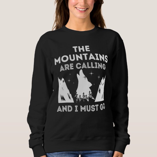 Camiseta As Montanhas Estão Ligando E Eu Preciso Ir 1 (Frente)