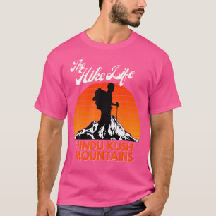 Camiseta As Montanhas Hindu Kush Hike Life Caminhando Com O