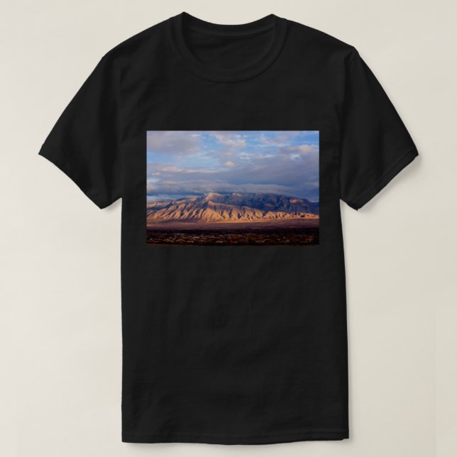 Camiseta As montanhas Sandia de Albuquerque, NM (Frente do Design)