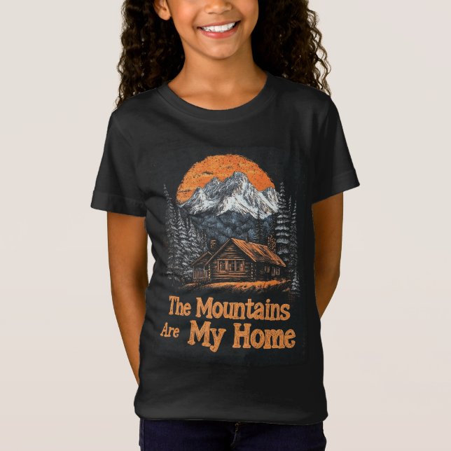 Camiseta As Montanhas São A Minha Casa (Frente)