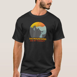 Camiseta As Montanhas São A Minha Terapia A Subir A Boca