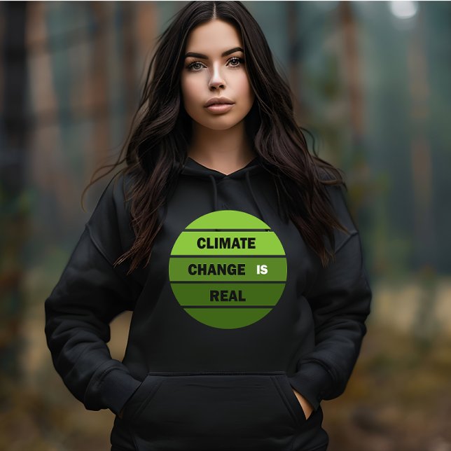 Camiseta As mudanças climáticas são uma verdadeira consciên (Criador carregado)
