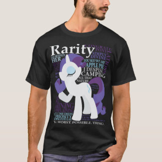 Camiseta As Muitas Palavras da garota Raridade
