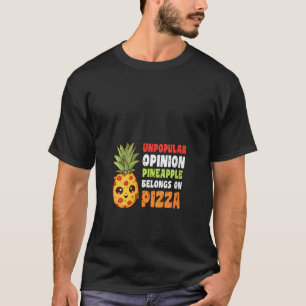 Camiseta As mulheres abacaxi pertencem à pizza havaiana Unp