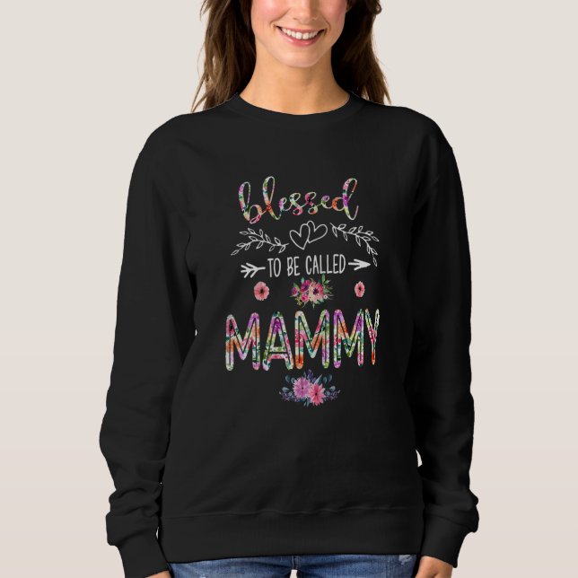Camiseta As Mulheres Abençoadas São Chamadas Mammy Floral M (Frente)
