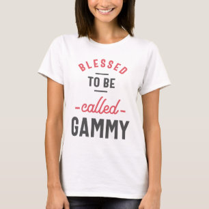 Camiseta As mulheres abençoaram a avó Gammy Gift