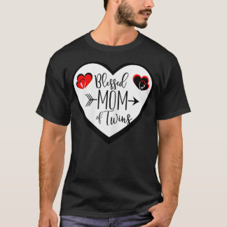 Camiseta As Mulheres Abençoaram A Mãe Dos Gêmeos.