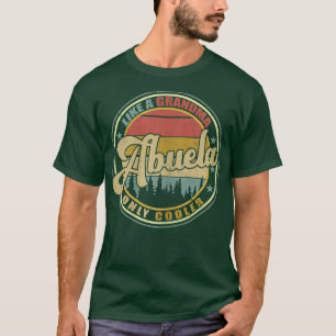Camiseta As Mulheres Abuela Como Uma Avó Apenas A Vintage M