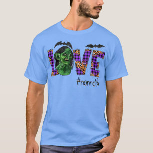 Camiseta As mulheres adoram arte assustadora de halloween p