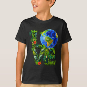 Camiseta As Mulheres Adoram No Dia Da Terra Curam O Planeta