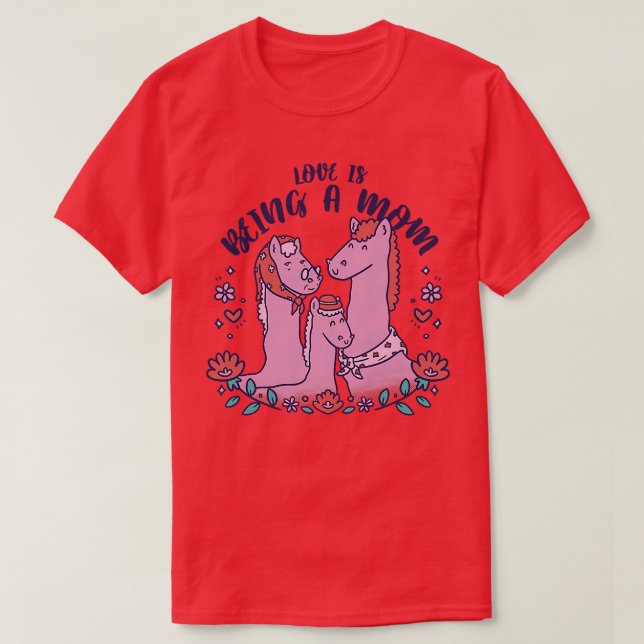 Camiseta As mulheres adoram ser vovó filha da mãe (Frente do Design)