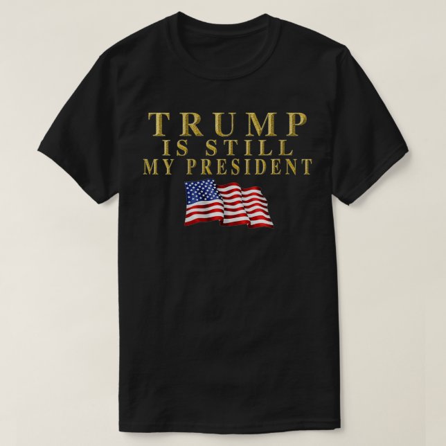 Camiseta As mulheres ainda são o meu presidente Trump VNeck (Frente do Design)