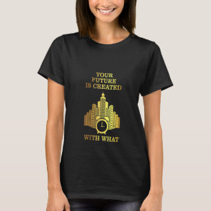Camiseta As Mulheres Alarmes Relógios O Seu Futuro É Criado