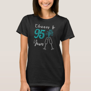 Camiseta As Mulheres Alegam-Se Com A Rinestona De 95 Anos 1