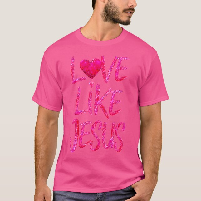Camiseta As mulheres amam como Jesus Deus Religioso Fé-Cris (Frente)
