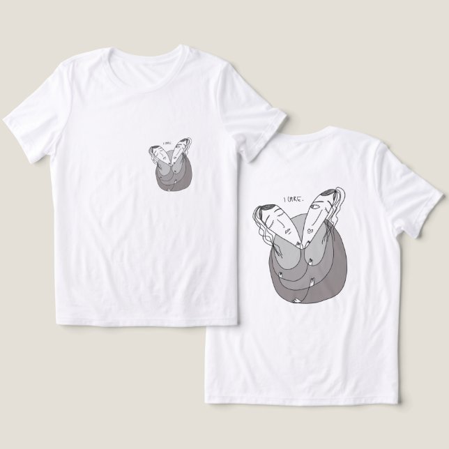 Camiseta As mulheres amam o orgulho lgbt amado (Design Frente e Verso)