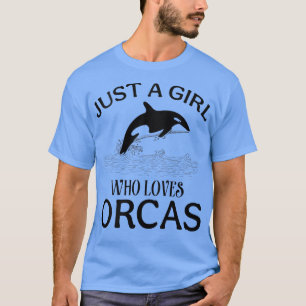Camiseta As Mulheres Apenas Uma Menina Que Ama O Oceano Do 