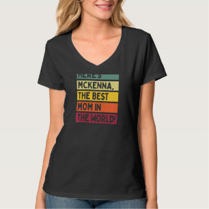Camiseta As mulheres aqui são Mckenna, a melhor mãe do mund