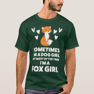 Camiseta As mulheres às vezes eu sou uma garota de cachorro