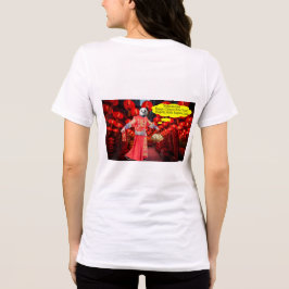 Camiseta as mulheres bella tee. Feliz Ano Novo Chinês. Pand