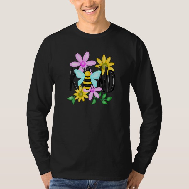Camiseta As Mulheres Bonitas De Abelhas Flor São Belas Aben (Frente)