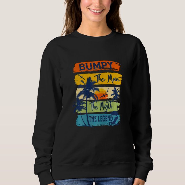 Camiseta As Mulheres Bumpy O Homem O Mito A Soma Da Lenda P (Frente)