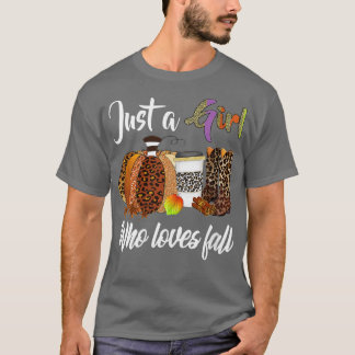 Camiseta As mulheres caem na temporada de outono apenas uma