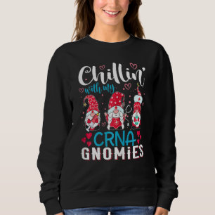 Camiseta As Mulheres Chillin Com Minha Gnomia Crna Enfermei
