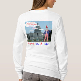 Camiseta As mulheres compram a tee. Feliz 4º rato/unclesam