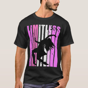 Camiseta As mulheres cor-de-rosa dançam sem limite, dia de