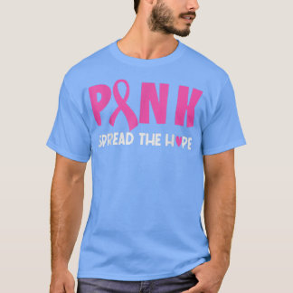 Camiseta As mulheres cor-de-rosa espalham o Cancer de esper