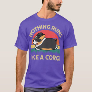 Camiseta As Mulheres Corgi Nada Funciona Como Um Tricolor C
