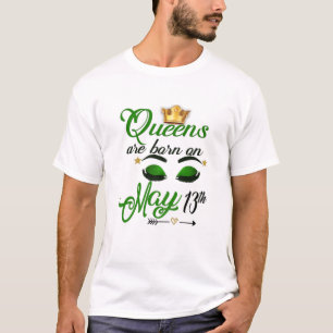 Camiseta As Mulheres Cuecas Queens São Nasceres Em Maio 13