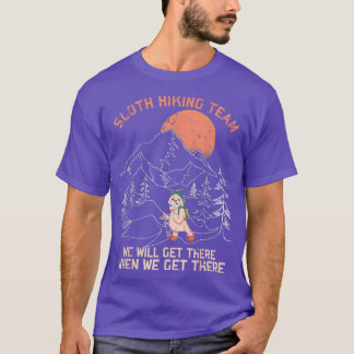 Camiseta As Mulheres Da Equipe De Caminho Lento Chegaremos 