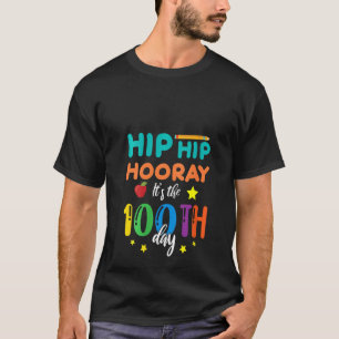 Camiseta As Mulheres Dam O Pico Para O 100º Dia Da Escola