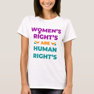 Camiseta As mulheres de direita são dos direitos humanos