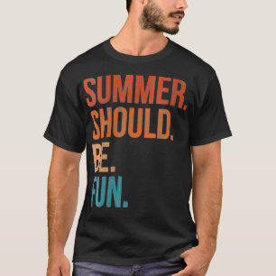 Camiseta As Mulheres De Verão Devem Ser Vintage Divertida V