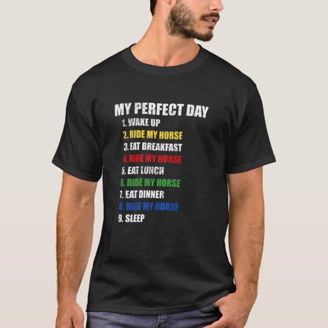 Camiseta As Mulheres Divertem-Se O Meu Dia Perfeito, Dirige (Frente)