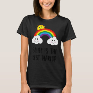 Camiseta As Mulheres Dizendo Sorriso É A Melhor Composição