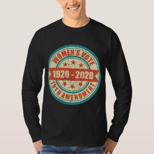 Camiseta As mulheres endireitam para votar o Centennial