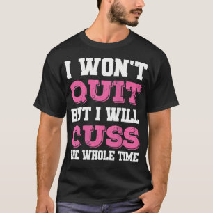 Camiseta As Mulheres Engraçadas Malhações De Ginástica Eu N