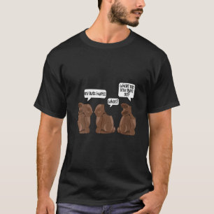 Camiseta As Mulheres Engraçadas Meu Bumbum Magoa O Chocolat