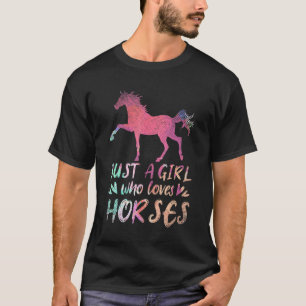 Camiseta As Mulheres Equestres Andam De Hobby Apenas Uma Me