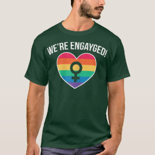 Camiseta As mulheres eram Casamento gay LGBT-Shi LGBT de En